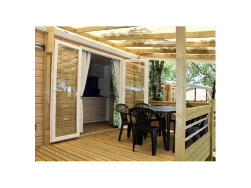 Camping Koawa Les Cigales - Family Premium 28m² - air-conditioning + TV - Photo 7