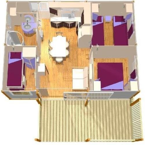 Les Castels Domaine de La Paille Basse - Chalet Confort - 3 bedrooms - Photo 7