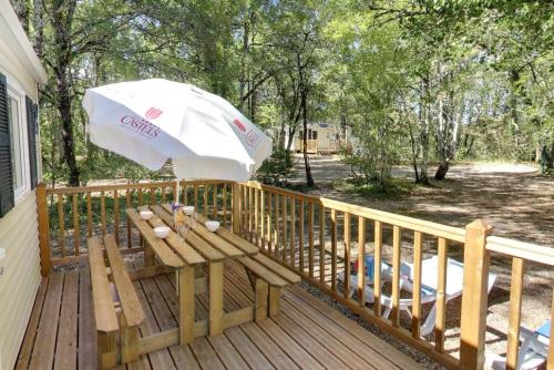 Les Castels Domaine de La Paille Basse - MOBIL HOME COSY - 2 bedrooms - Photo 3