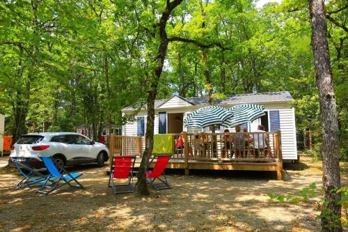 Les Castels Domaine de La Paille Basse - MOBILE HOME LOUNGE - 2 bedrooms - Photo 1