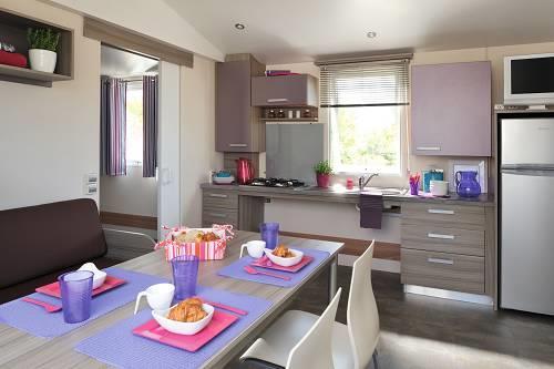 Les Castels Domaine de La Paille Basse - MOBIL HOME ACCESS - 2 bedrooms - adapted to the people with reduced mobility - Photo 3