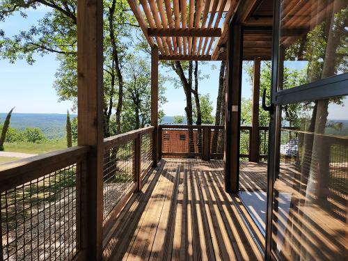 Camping LA TRUFFIERE à Saint Cirq Lapopie - Nature Panoramic Chalet - Photo 5