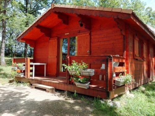 Camping LA TRUFFIERE à Saint Cirq Lapopie - Chalet modèle Savoie - Photo 2