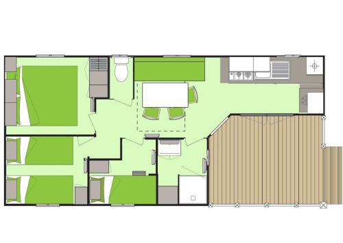 YELLOH! VILLAGE - L'OCEAN BRETON - Cottage cabin**** (3 bedrooms) - Photo 5