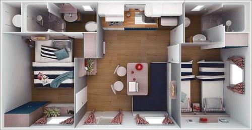 Autocamp Peros - Mobile-home Dalmacija Living 400 - Photo 5