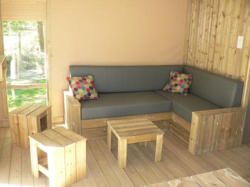 Camping Le Tastesoule - Cottage LODGE Premium TV 43m² - 2 bedrooms + sheltered terrace - Photo 5