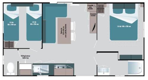 Campo di Liccia - Mobile-home air-conditioned 2 bedrooms - Photo 10