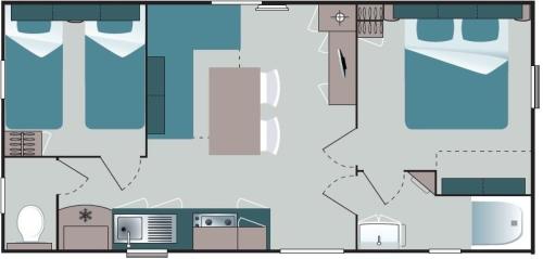 Campo di Liccia - Mobile-home air-conditioned 2 bedrooms - Photo 8