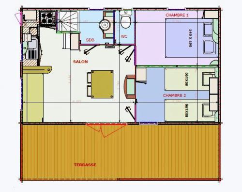 Campo di Liccia - Chalet air-conditioned 2 bedrooms - Photo 7