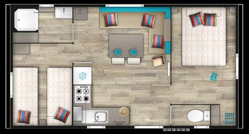 Camping LA FONTAINE - Mobile-home IRM Loggia 25m² - 2 bedrooms - Photo 2