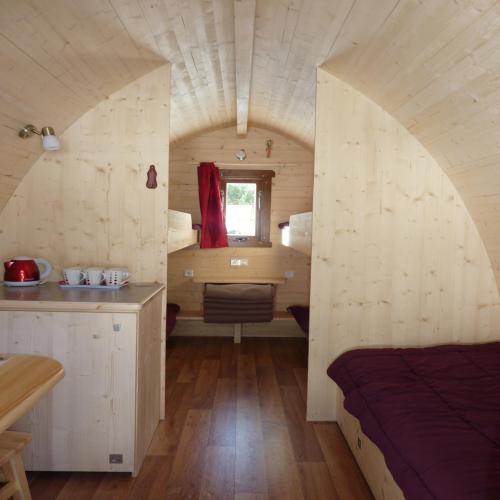 Flower Camping VERTE VALLEE - ECO Wooden hut ECO-POD FAMILY 13 m² + terrace - without private facilities - 2015 - Photo 4