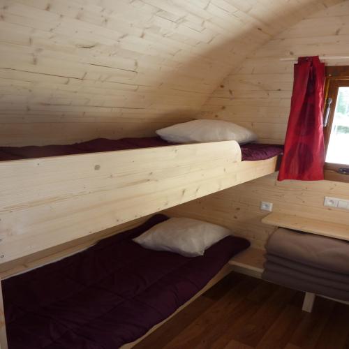 Flower Camping VERTE VALLEE - ECO Wooden hut ECO-POD FAMILY 13 m² + terrace - without private facilities - 2015 - Photo 5