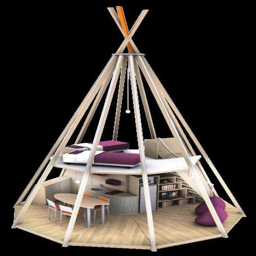 Flower Camping VERTE VALLEE - CONFORT TIPIHOME 34 m² + terrace- without private facilities - 2019 - Photo 7