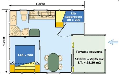 Camping & Bungalows Estanyet - Bungalow PETIT TRIANON - Photo 6