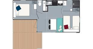Camping La Cigale de L'Allier - Mobile-home I.R.M. Loggia 2 - 2020 - 2 bedrooms - Photo 7