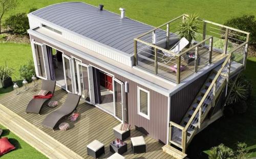 Camping Holiday Green - Cottage Summer Suite Luxe - 2 bedrooms - Air-conditioning, TV, cleaning service included, bed linen and towels included + Terrace - Photo 1