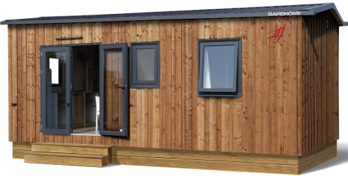 Camping Le Rivage - Mobil Home Cabane - 2 Chambres - Photo 1