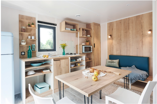 Camping Le Rivage - Mobil home Cabane Nuit - 2 chambres - - Photo 2