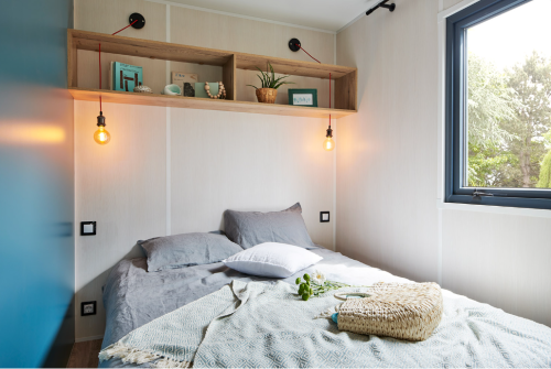Camping Le Rivage - Mobil home Cabane Nuit - 2 chambres - - Photo 3