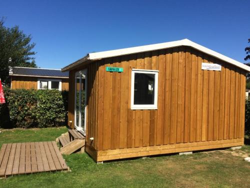 Camping Le Rivage - Tit'Home Bois- 2 chambres (sans sanitaires privatifs et sans point d'eau sauf WC) - Photo 2