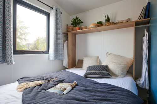 Camping Le Rivage - Tit'Home Bois- 2 chambres (sans sanitaires privatifs et sans point d'eau sauf WC) - Photo 5