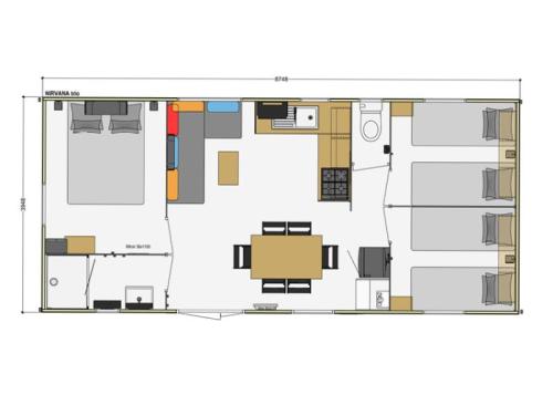 Camping LA PETITE FORET - MOBIL-HOME NIRVANA TRIO 2020 - Photo 2