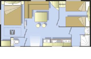 Camping LA PETITE FORET - Mobile home Sun Roller - Photo 6