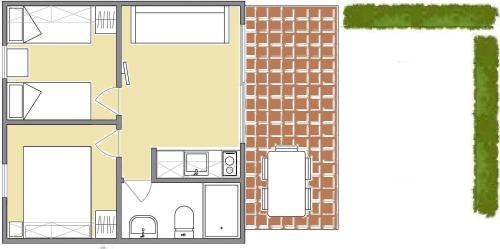 Camping Resort Els Pins - Bungalow Comfort Garden - Photo 9
