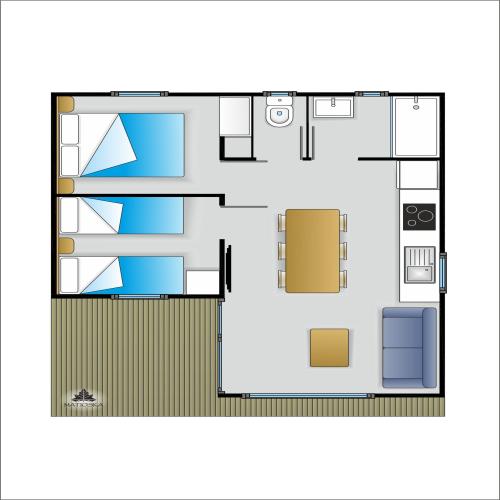 Camping Resort Els Pins - Mobile home Plus 2 AC - Photo 7