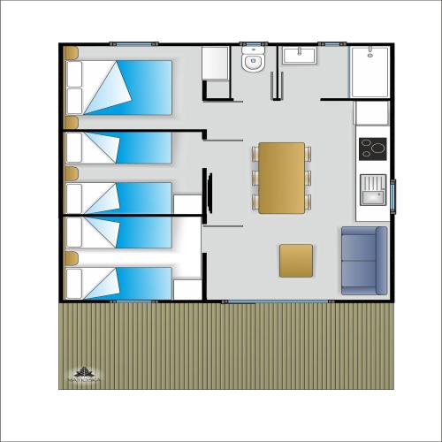 Camping Resort Els Pins - Mobile home Plus 3 AC - Photo 6