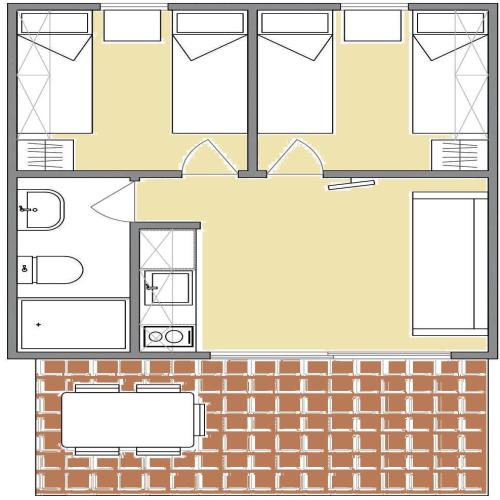 Camping Resort Els Pins - Bungalow Comfort - Photo 7