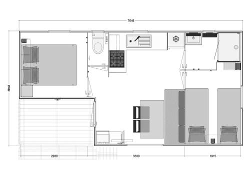 Campilô - PREMIUM Mobile Home 2 bedrooms 25m² Terrace - Photo 5