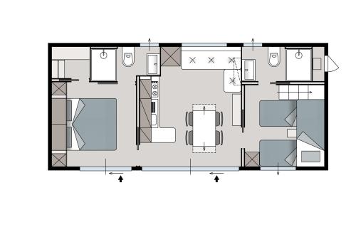 Camping Campo dei Fiori - Mobile-home QUERCETO - Photo 3