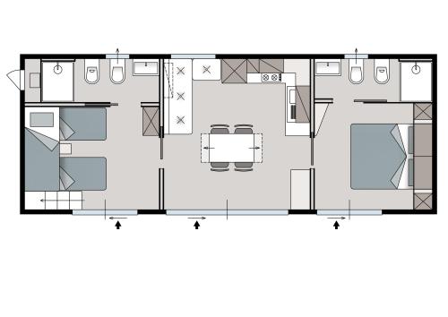 Camping Campo dei Fiori - Mobile-home QUERCETO PLUS - Photo 4