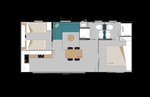 Camping Campo dei Fiori - Mobile-home Bolgheri - Photo 5