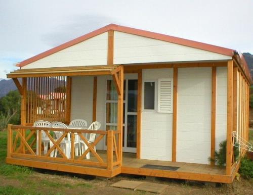 Camping Tikiti - Chalet gitotel club 25 m² / 2 Zimmer - Terrasse - Wednesday - Photo 1