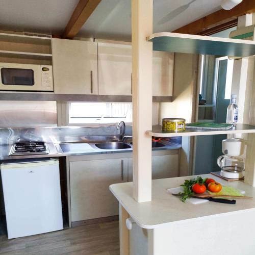 Camping Tikiti - Chalet gitotel club 25 m² / 2 Zimmer - Terrasse - Wednesday - Photo 5