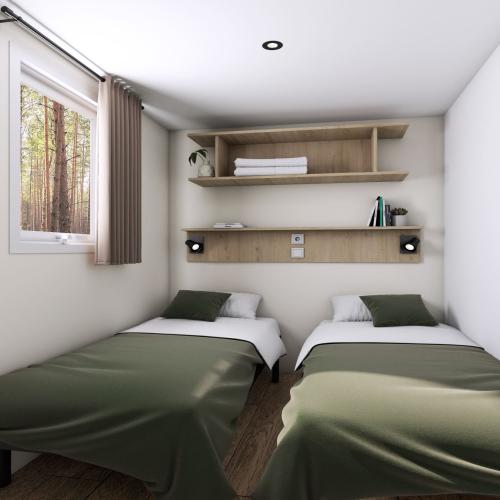 Camping L'Ardéchois - Mobil-home luxe - 35 m² - 3 chambres - 6 personnes - Photo 6
