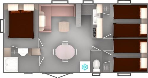 Camping L'Ardéchois - Mobile-home 33m² - 3 bedrooms - Photo 5