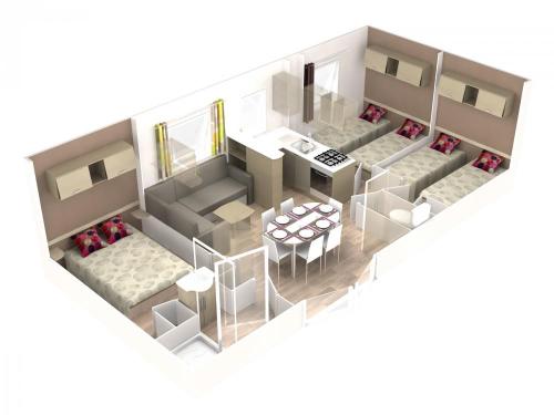 Camping L'Ardéchois - Mobile-home 33m² - 3 bedrooms - Photo 6