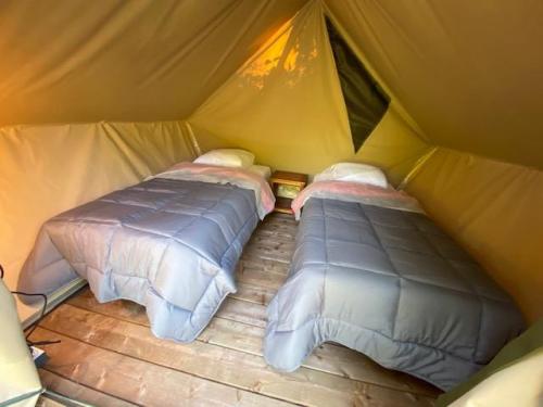 Camping Le Marintan - Tent Glamping + Electricity twin bed - Photo 3