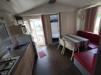 Camping la Ferme des 4 Chênes - Mobil home JAIZKIBEL 2CH Terrasse integrée - Photo 4