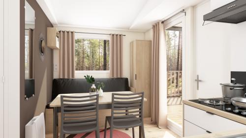 Flower Camping Altea - Comfort mobile home 30m² - 2 bedrooms - 5m2 of which with integrated terrace + Air conditioning + TV - Photo 3