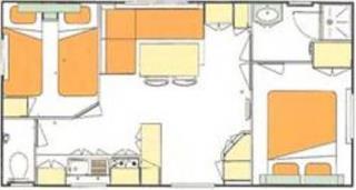 Sites et Paysages Domaine de la Catinière - Mobil-Home 2 Bedrooms (wednesday/wednesday) - Photo 4