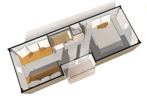 Sites et Paysages Domaine de la Catinière - Coco 2 bedrooms (without toilet blocks) - Photo 3