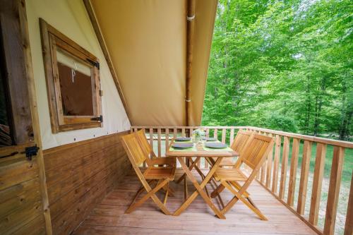 Camping La Clairière - Canvas hut - 2 bedrooms - without toilet blocks - Photo 2