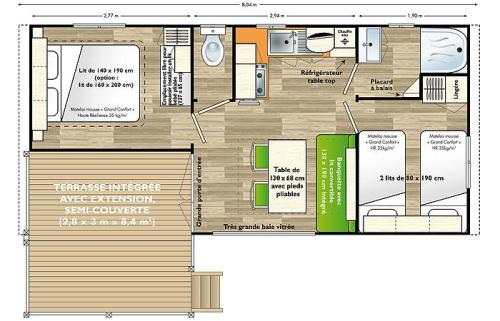 Camping Clair Matin - Mobile-home - Photo 6