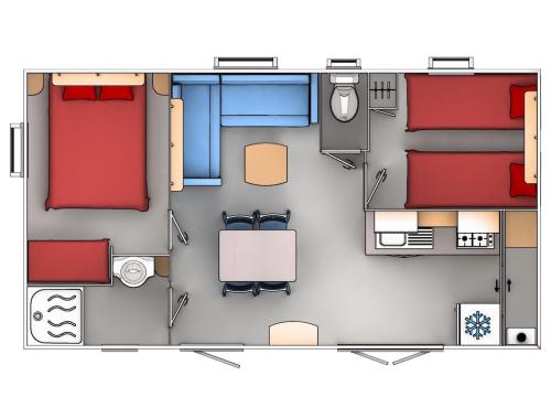 Camping Koawa Le Bontemps - Family Luxe Premium 30m² - Jacuzzi - air-conditioning + TV - With sheets - Photo 4