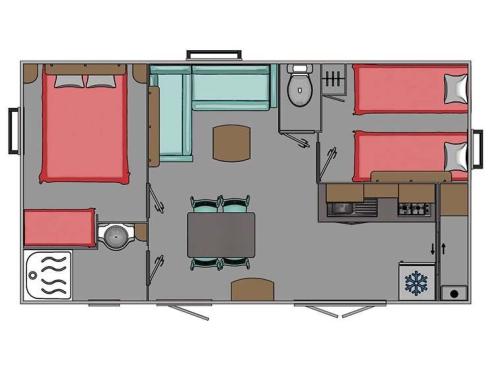 Camping Le Bontemps - Koawa Loggia premium, 2 berdrooms - 4/6 pax - Photo 6