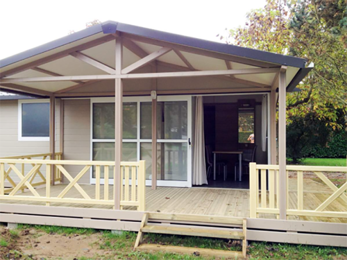Camping Koawa Le Bontemps - Pavillon Confort Chalet - adapted to the people with reduced mobility - air conditionning - TV - Lv - Photo 1